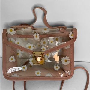 Mini Clear Daisy Crossbody